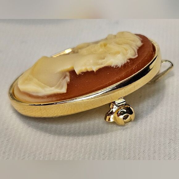 Cameo Brooch / Pendant Gold setting - Picture 11 of 11
